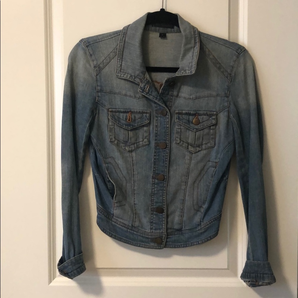Fitted Jean Jacket - Size Small - Picture 2 of 4